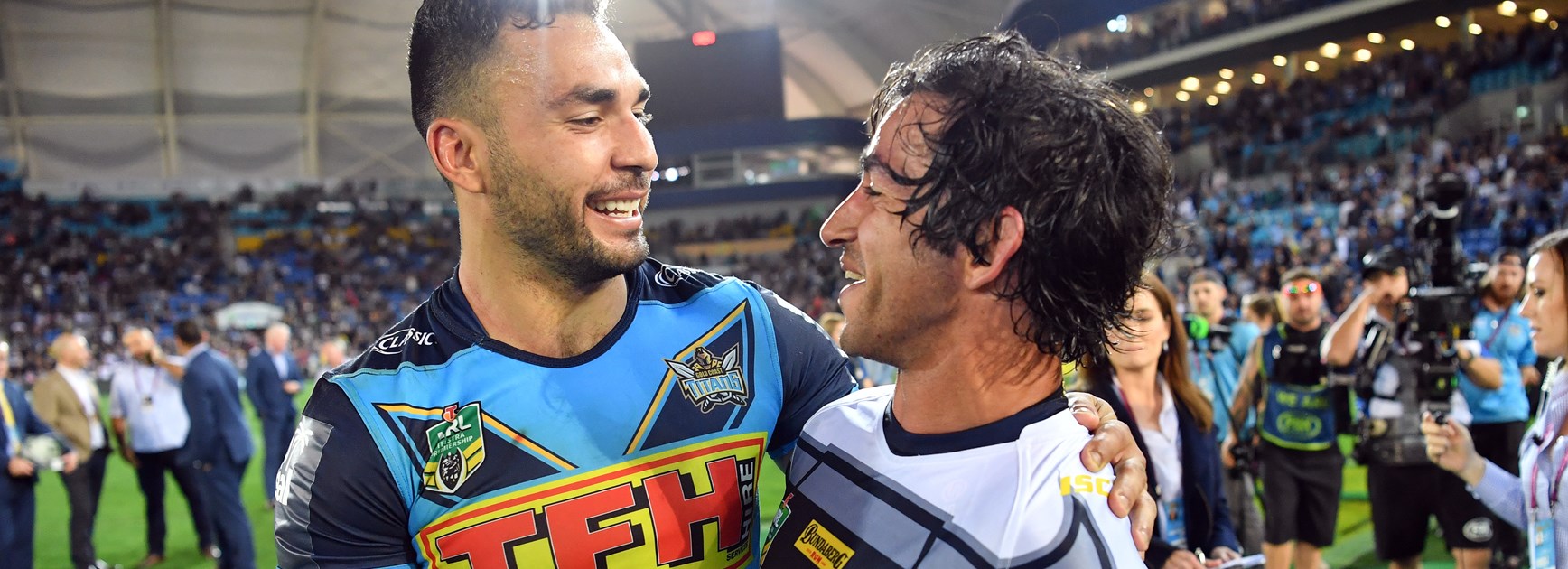 Ryan James and Johnathan Thurston.
