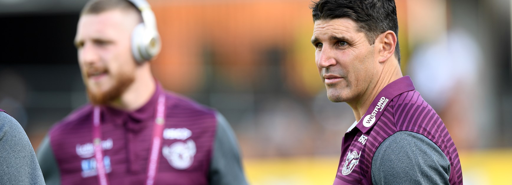 Manly Sea Eagles coach Trent Barrett.