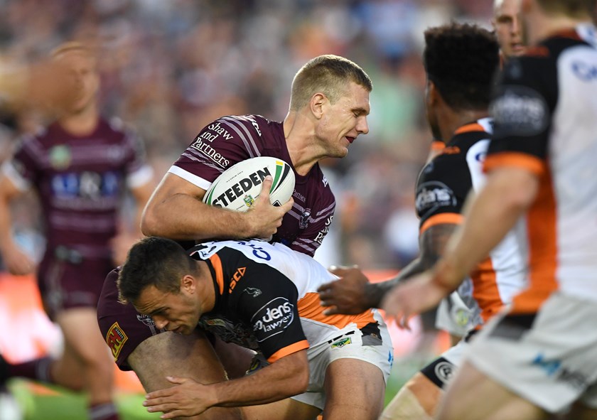 Manly fullback Tom Trbojevic.