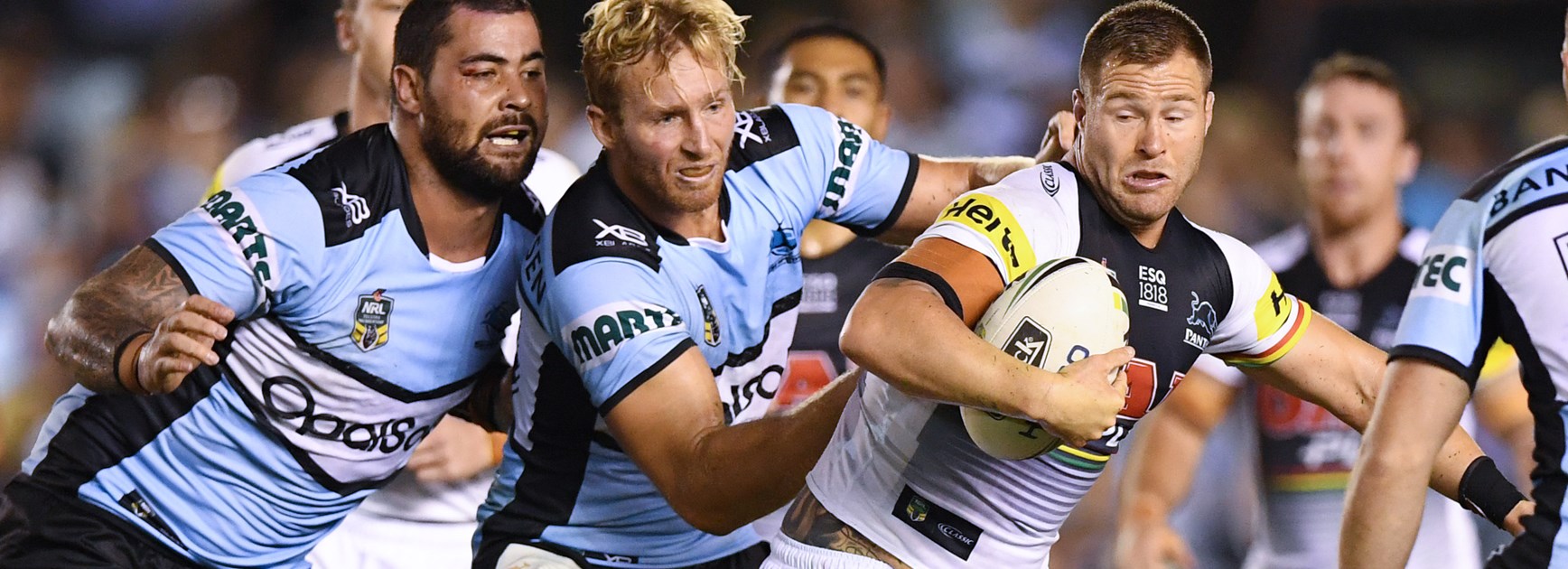 Panthers prop Trent Merrin.