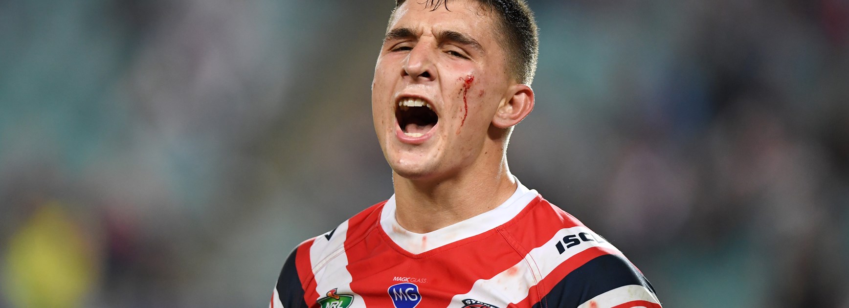 Roosters forward Victor Radley.