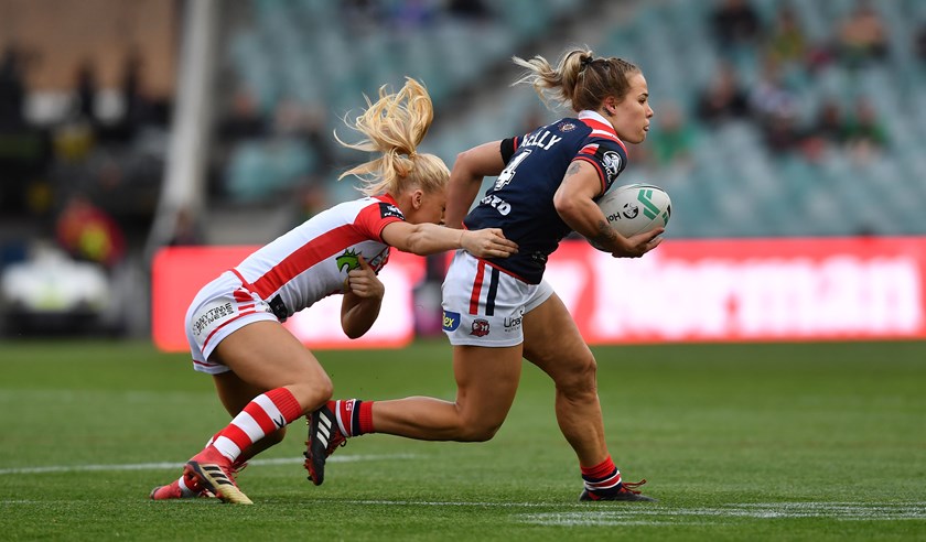 Roosters centre Isabelle Kelly.
