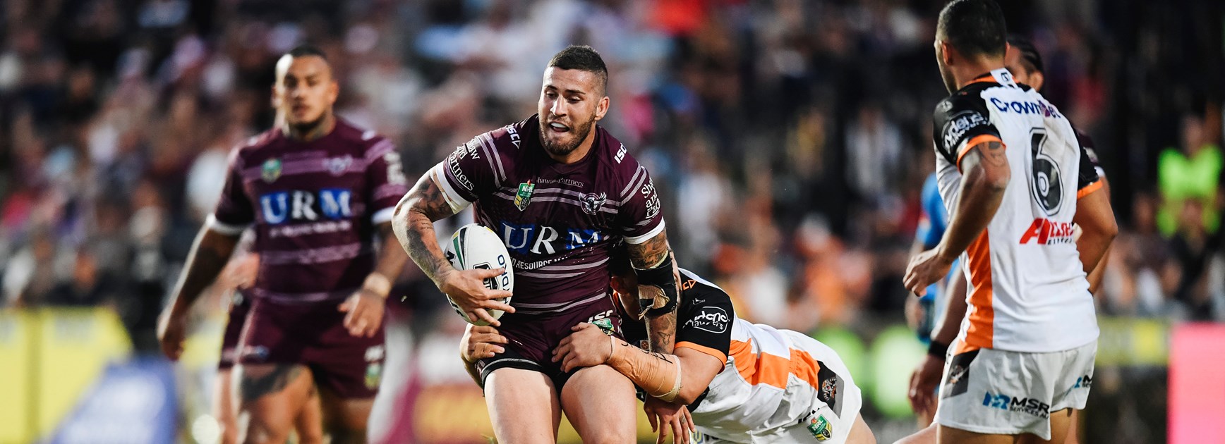 Manly forward Joel Thompson.