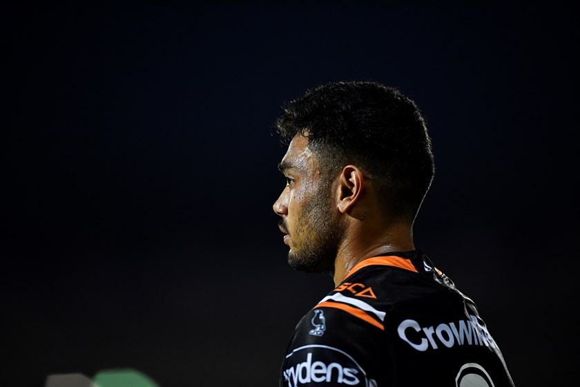 Tigers winger David Nofoaluma.