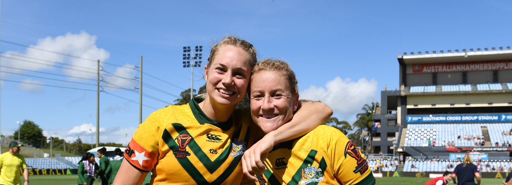 Jillaroos stars Kezie Apps and Talesha Quinn