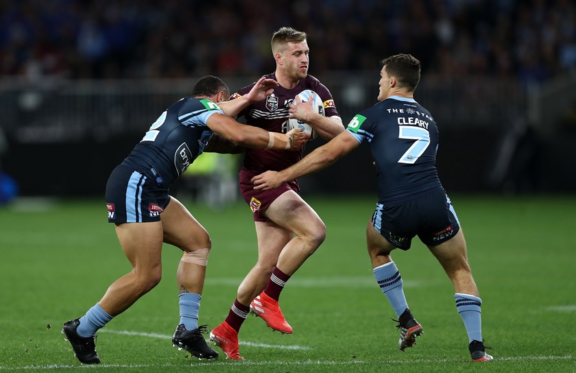 Maroons five-eighth Cameron Munster.