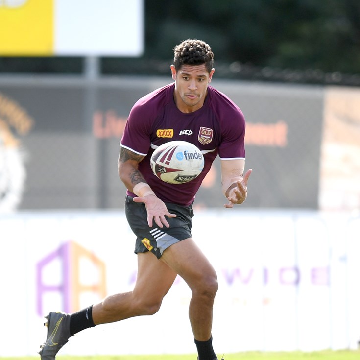 Gagai ready to kick goals for Maroons after tips from master Reynolds