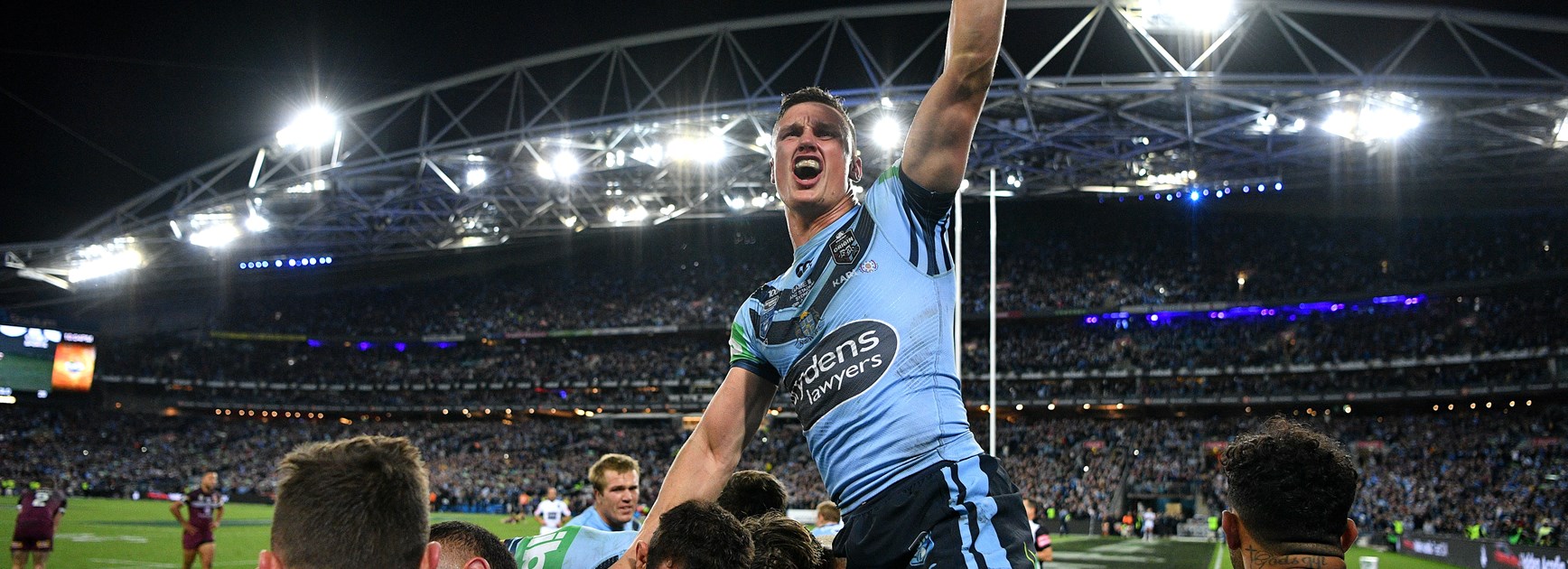 Blues centre Jack Wighton.