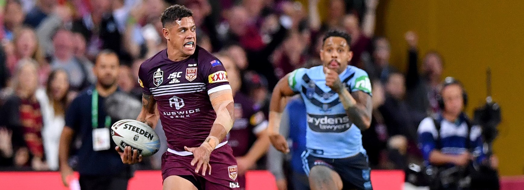 Maroons winger Dane Gagai.