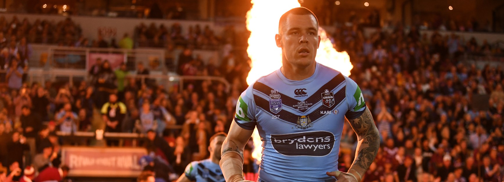 Blues prop David Klemmer.