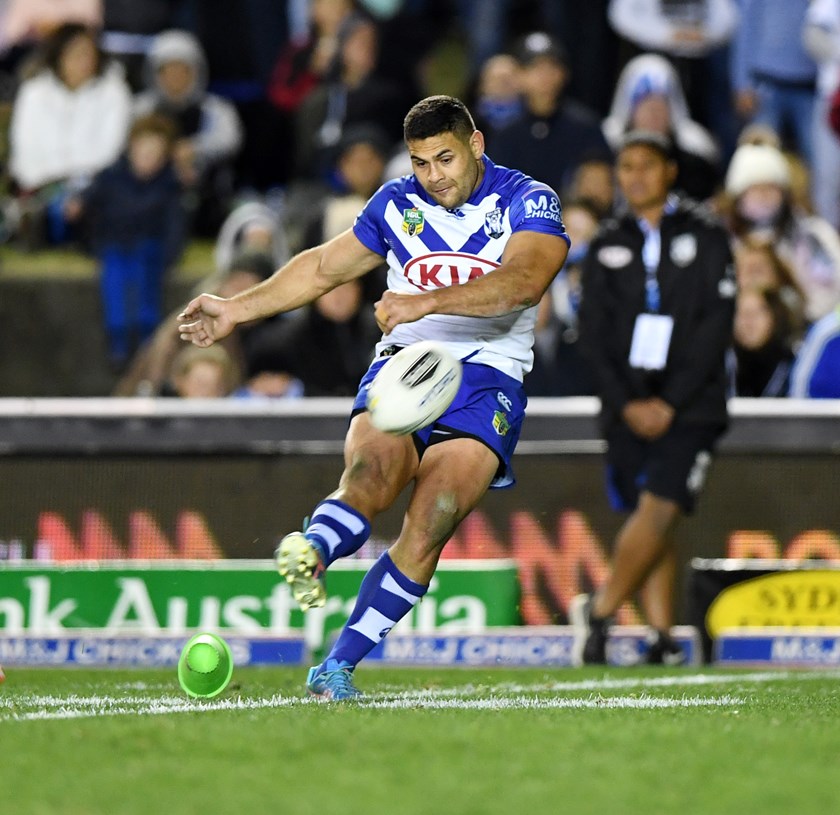 Bulldogs back-rower Rhyse Martin.