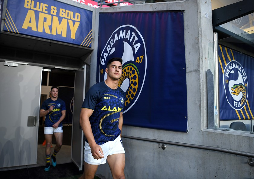 Parramatta Eels five-eighth Dylan Brown.