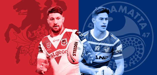 Dragons v Eels: Dufty dropped; Jennings, Lane back from injury