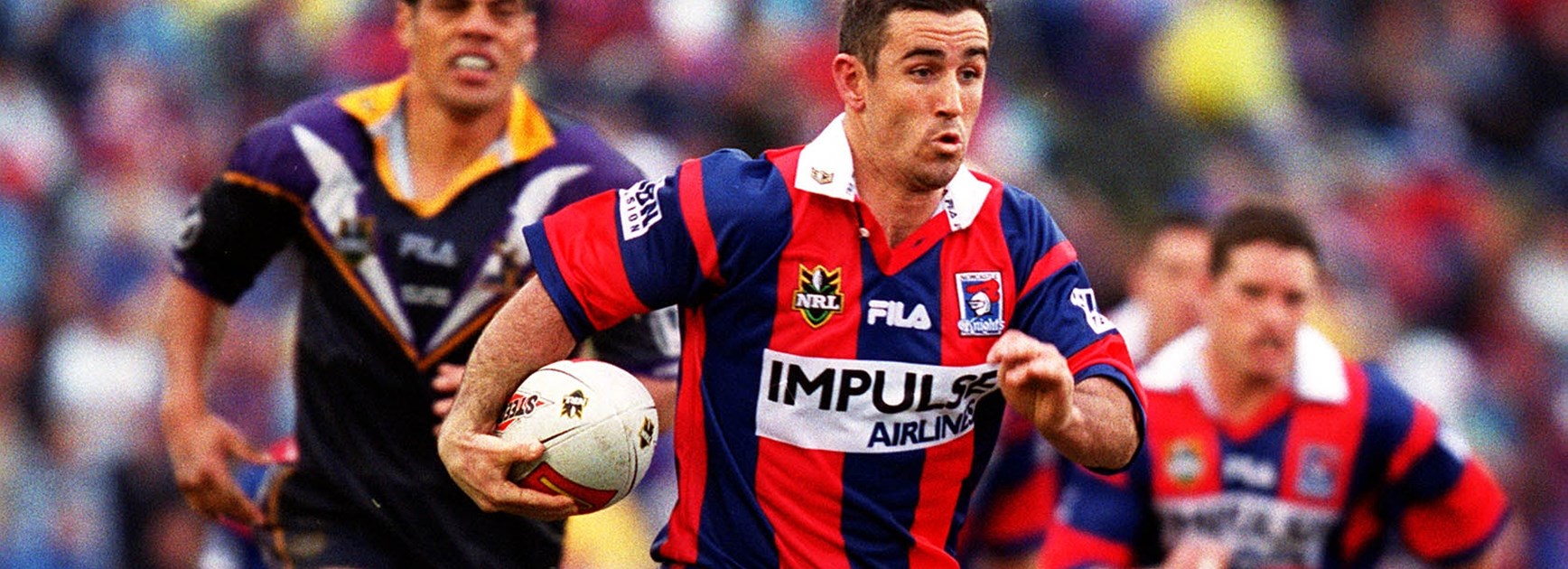 Newcastle halfback Andrew Johns.