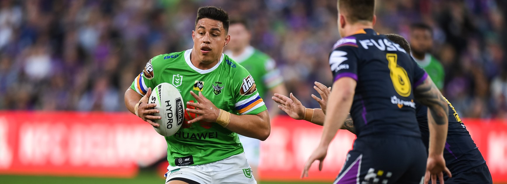 Canberra forward Joseph Tapine.