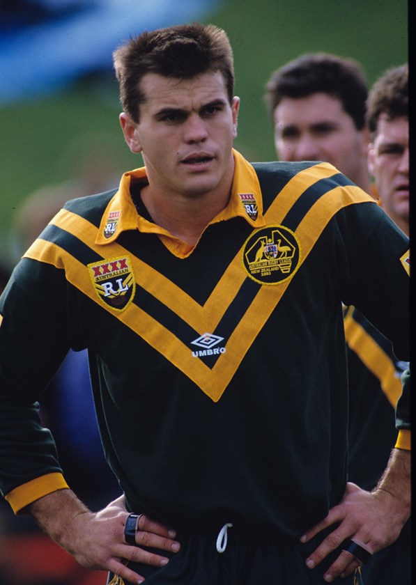 Kangaroos prop Paul Harragon.