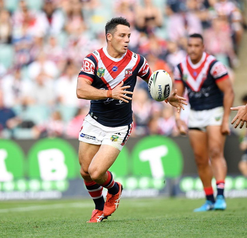 Roosters halfback Cooper Cronk.