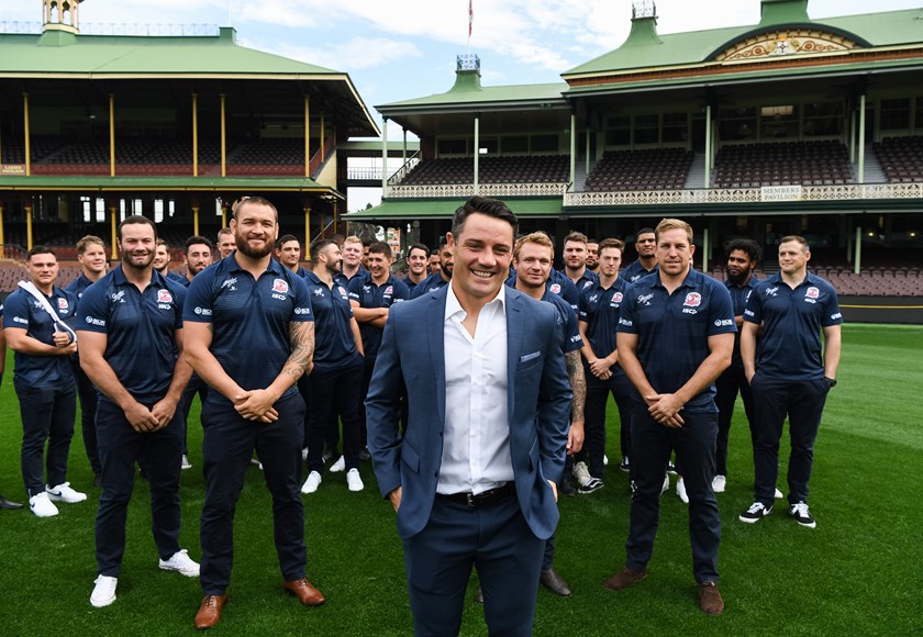 Roosters halfback Cooper Cronk announces his retirement.