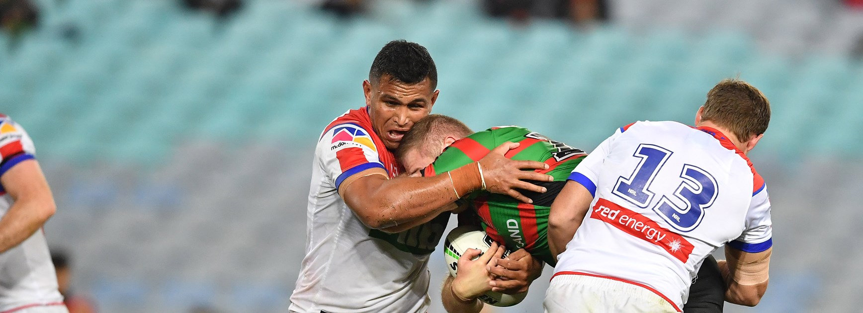 Knights prop Daniel Saifiti.