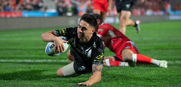 Johnson hat-trick powers Kiwis to big win over Tonga