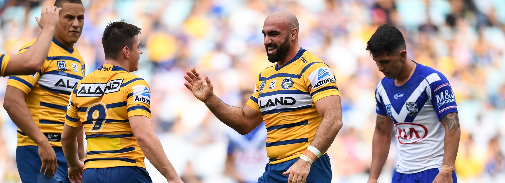 Eels prop Tim Mannah.
