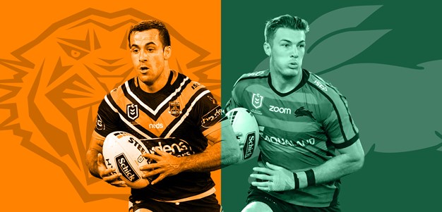 Wests Tigers v Rabbitohs: Clark in for Aloiai; Reynolds returns