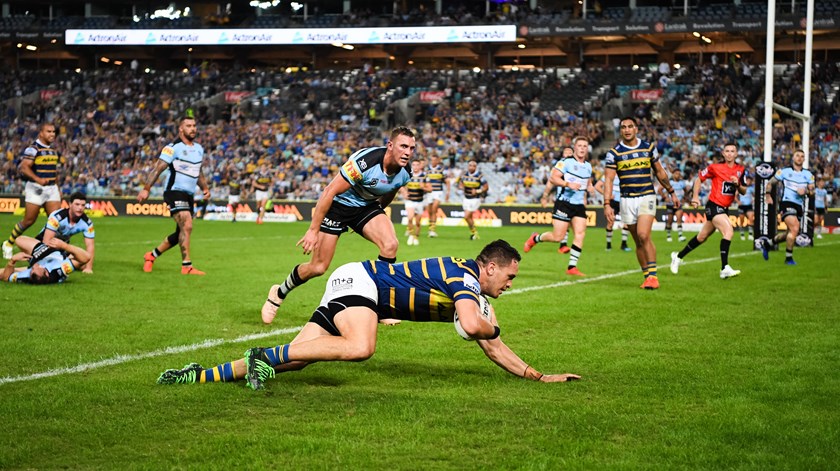 Eels centre Brad Takairangi.