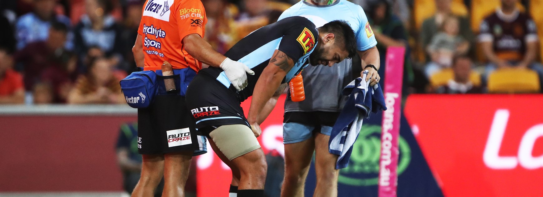 Sharks five-eighth Shaun Johnson.