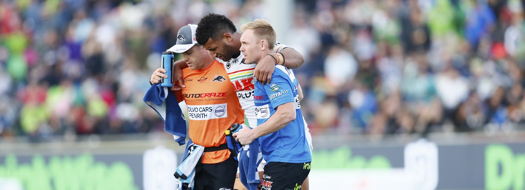 Injured Panthers forward Viliame Kikau.