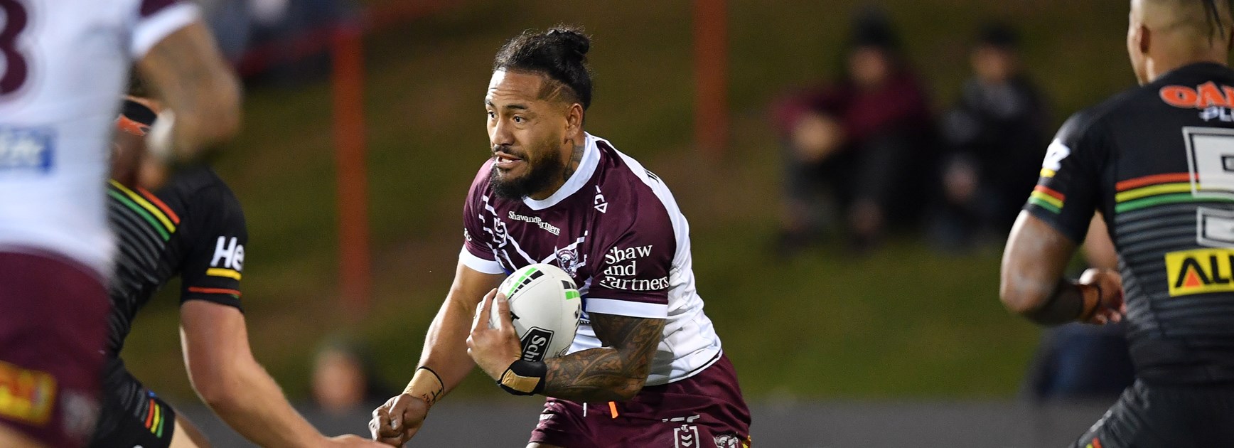 Manly Sea Eagles winger Jorge Taufua.
