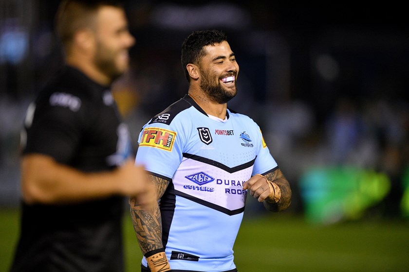 Sharks prop Andrew Fififta.