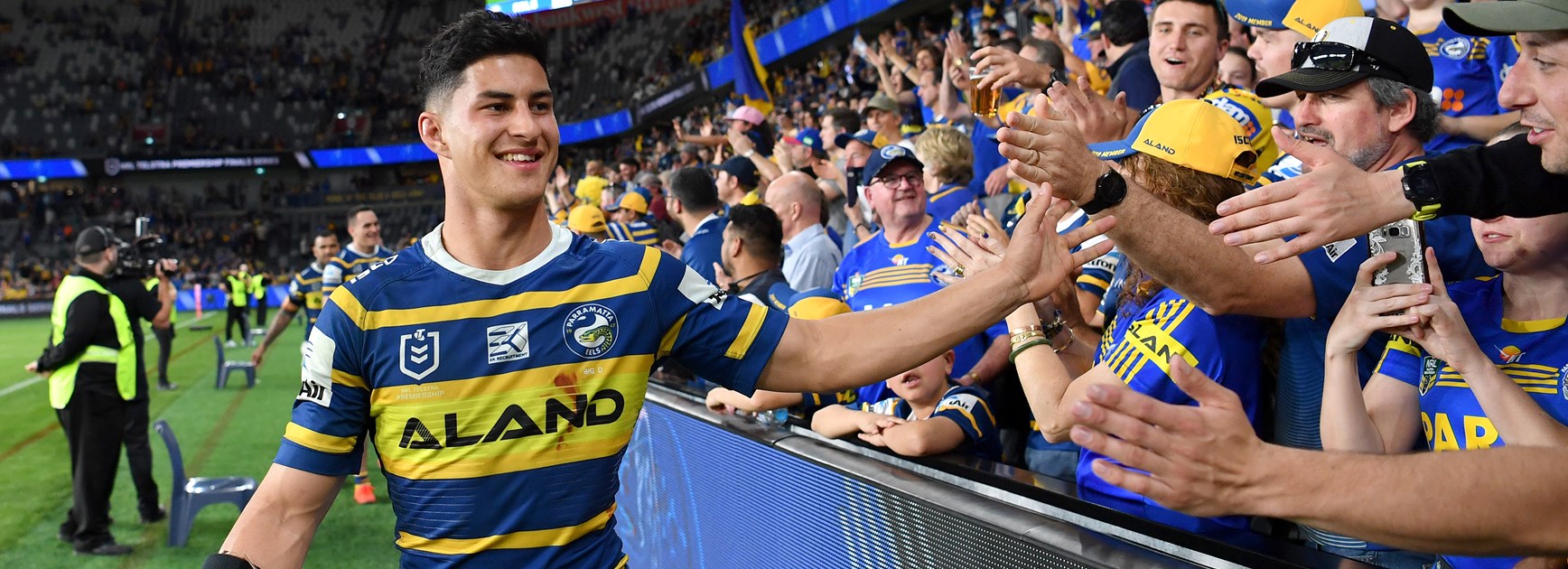 Eels five-eighth Dylan Brown.