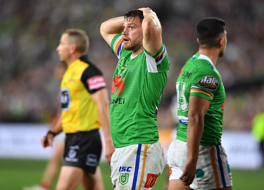 Raiders forward Elliott Whitehead.