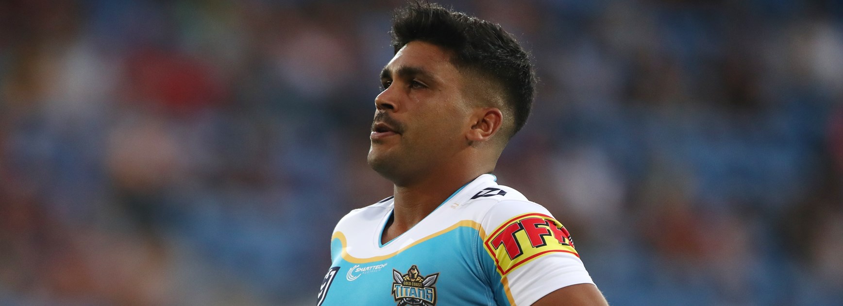 Titans back Tyrone Peachey.
