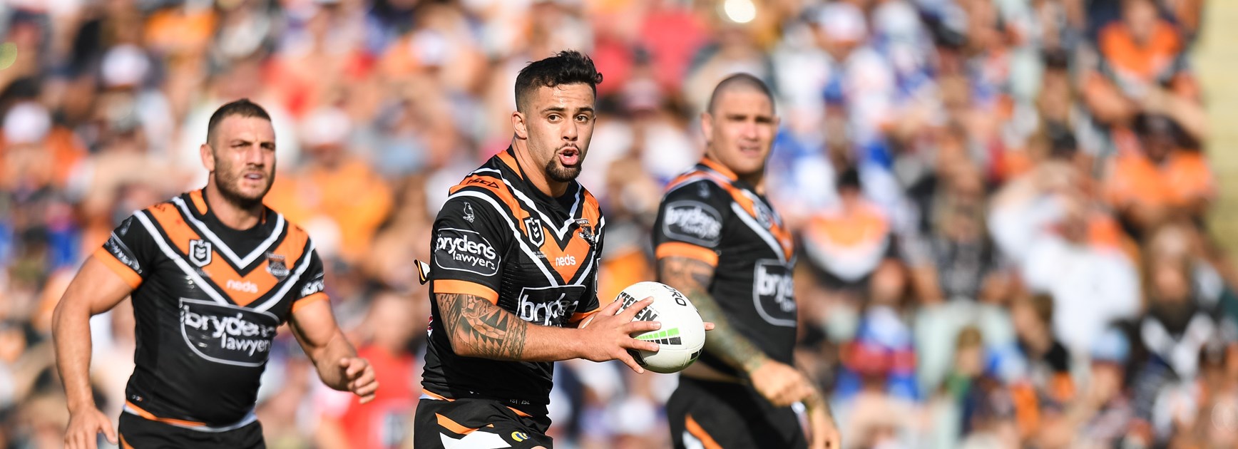 Wests Tigers forward Josh Aloiai.