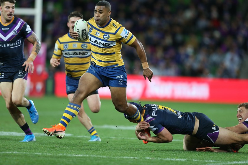 Veteran Eels centre Michael Jennings.