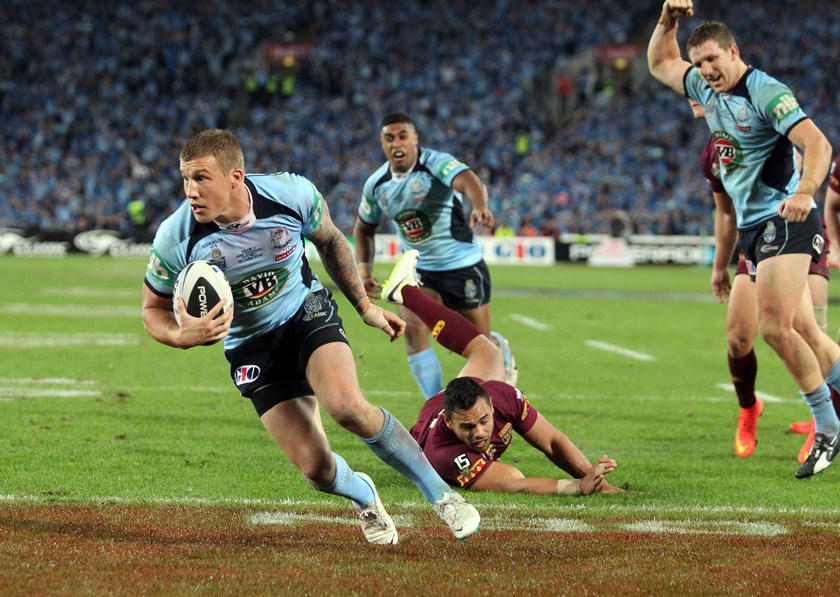 Trent Hodkinson crosses for the match-winner in Game Two.