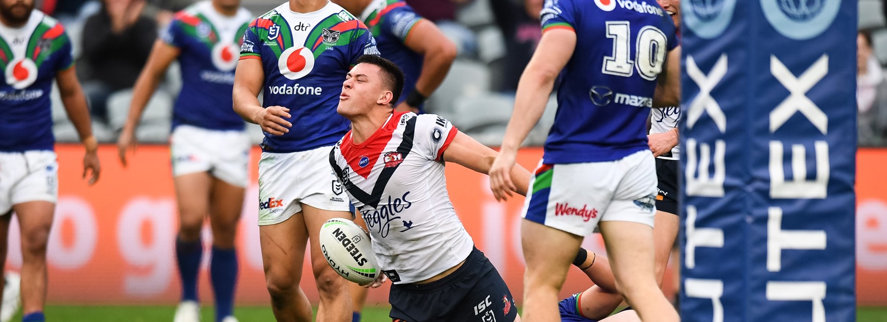 Roosters centre Joseph Manu.