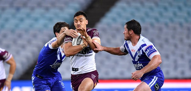 Harper heroics offset by more Manly injuries in win over Bulldogs