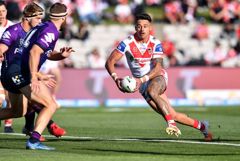 Rookie five-eighth Jayden Sullivan.