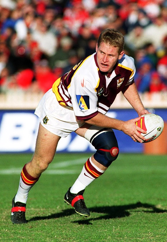 John Plath filling in at dummy-half.