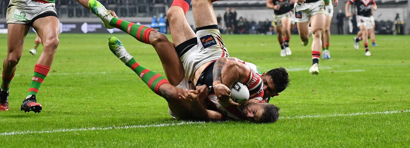 Tedesco stamps class as Roosters open their account in style