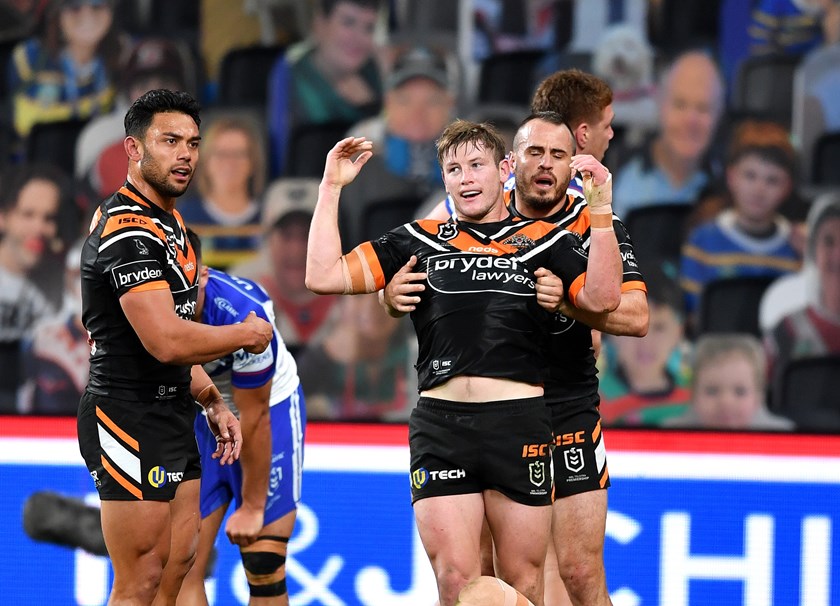 Wests Tigers hooker Harry Grant.