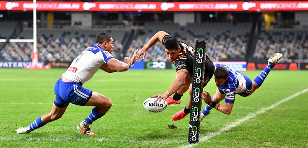 Talau brings wow factor as Tigers trounce Bulldogs