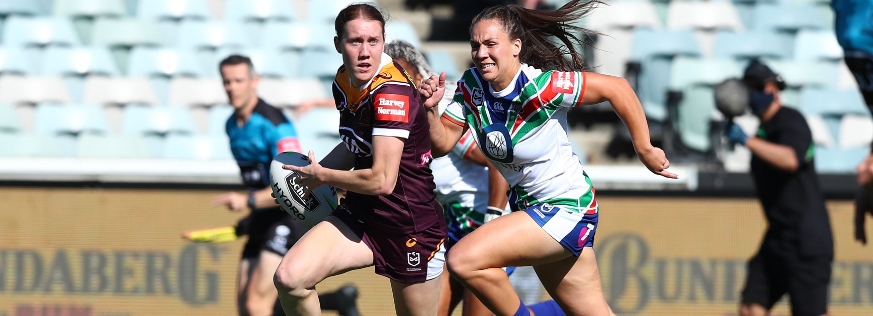 Broncos fullback Tamika Upton.