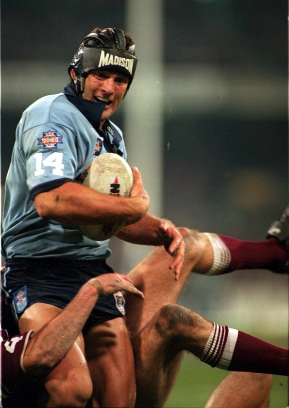 Brett Rodwell in action for NSW.