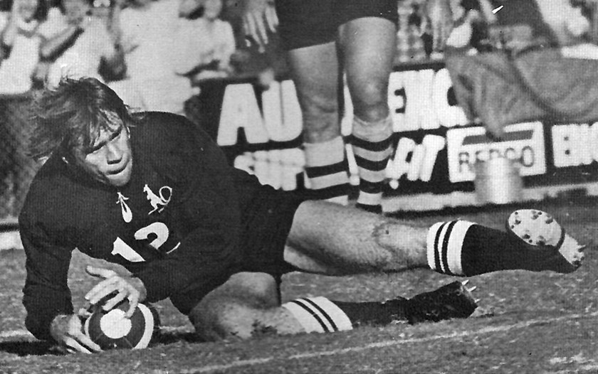 John Lang playing for Queensland.