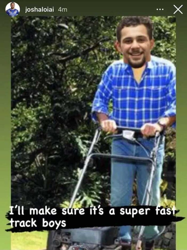 Josh Aloiai on his Instagram account.