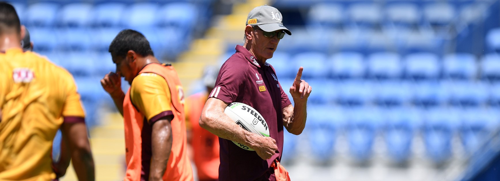 Maroons coach Wayne Bennett.
