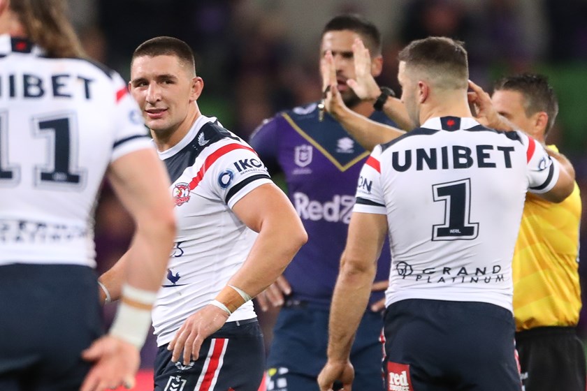 Victor Radley is sent to the sin bin.